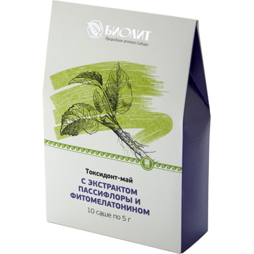 Купить Токсидонт-май с экстрактами пассифлоры и фитомелатонином  г. Раменское  